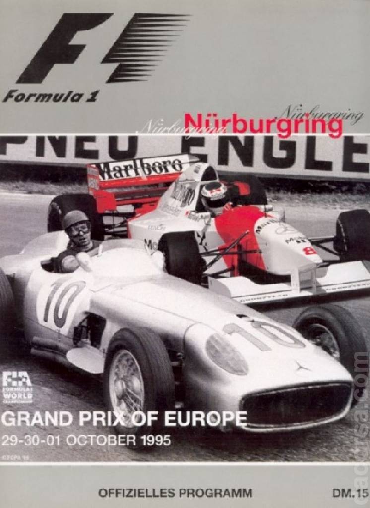 Image representing European Grand Prix 1995, FIA Formula One World Championship round 14, Europe, 29 September - 1 October 1995