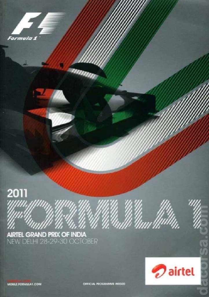 Image representing Formula 1 Airtel Grand Prix of India 2011, FIA Formula One World Championship round 17, India, 28 - 30 October 2011