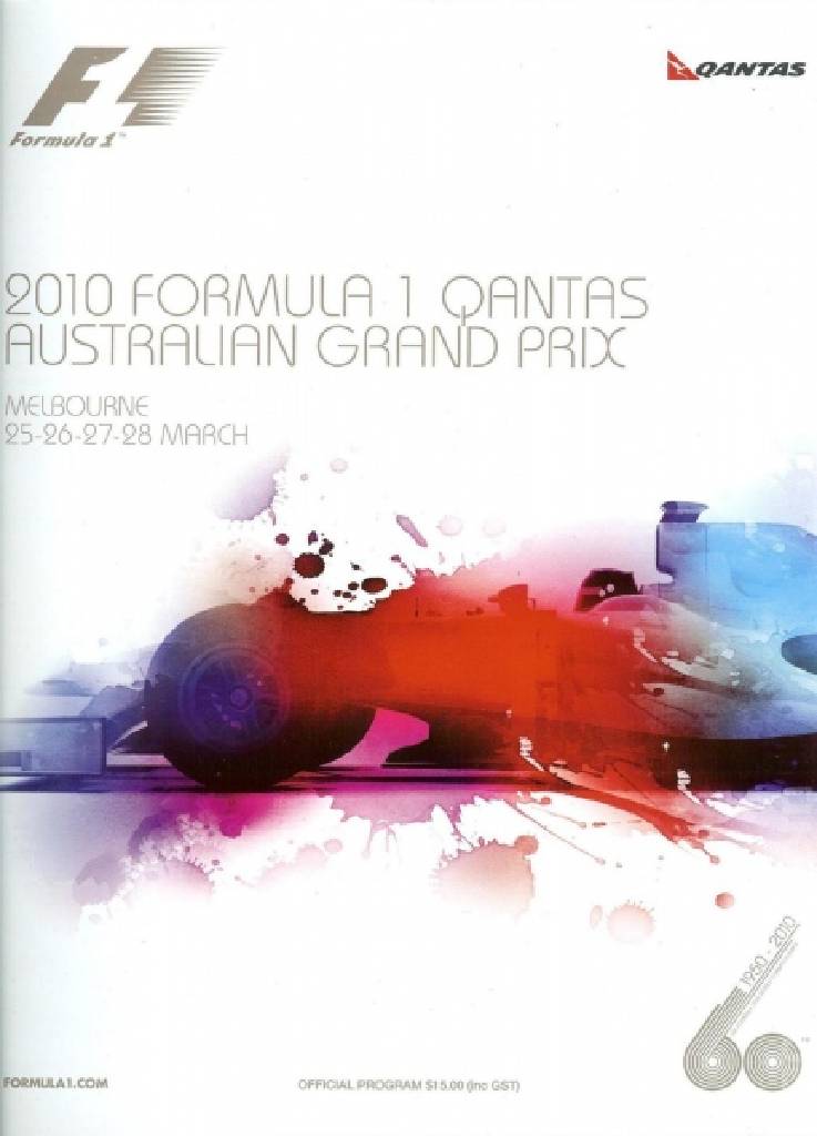 Image representing Formula 1 Qantas Australian Grand Prix 2010, FIA Formula One World Championship round 02, Australia, 26 - 28 March 2010