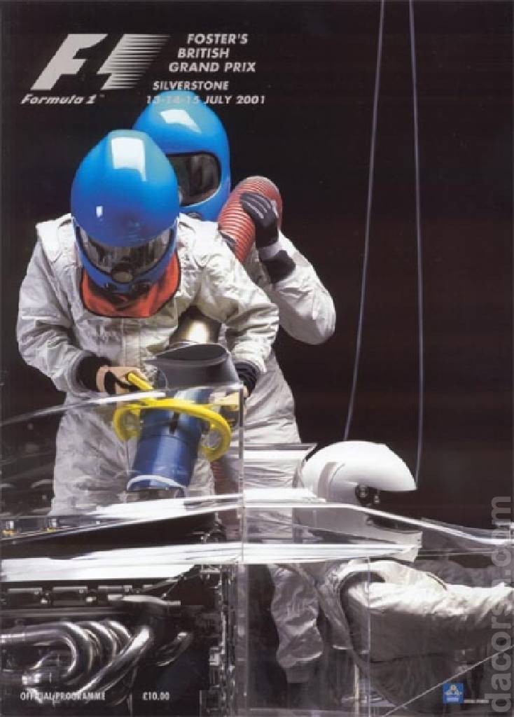 Image representing Foster's British Grand prix 2001, FIA Formula One World Championship round 11, United Kingdom, 13 - 15 July 2001