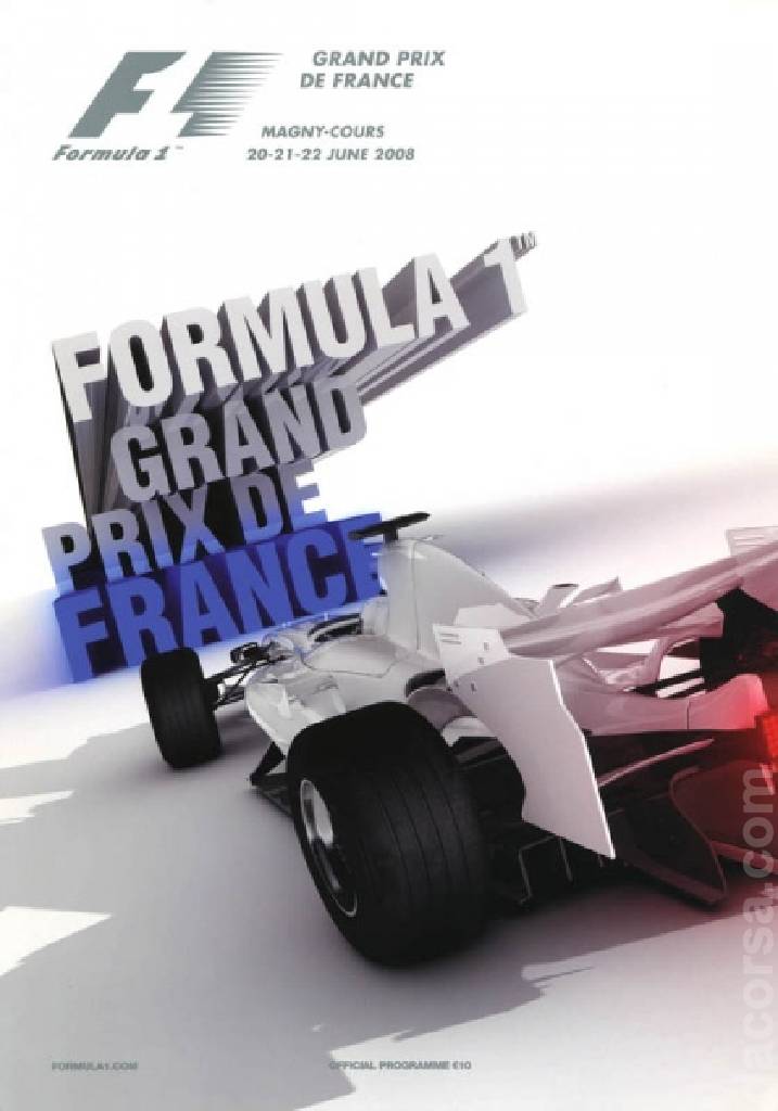Image representing French Grand Prix 2008, FIA Formula One World Championship round 08, France, 20 - 22 June 2008