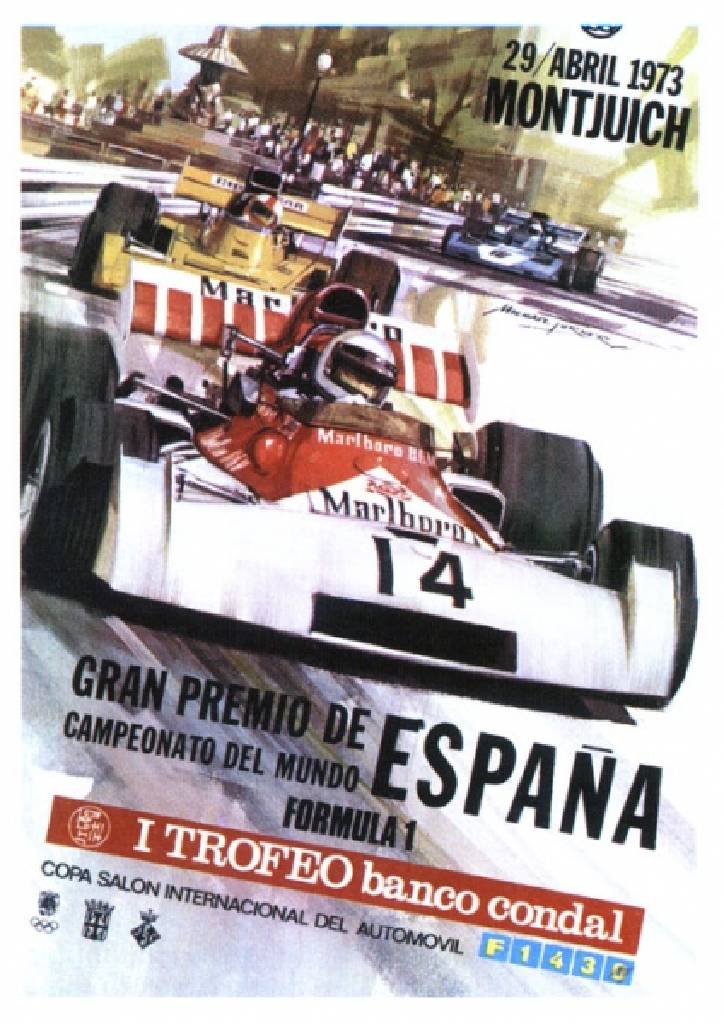Poster of Gran Premio de Espana 1973, FIA Formula One World Championship round 04, Spain, 29 April 1973