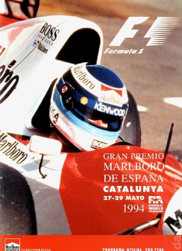 Poster of Gran Premio de Espana 1994, FIA Formula One World Championship round 05, Spain, 27 - 29 May 1994