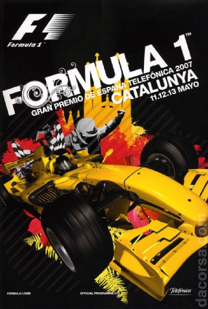 Poster of Gran Premio de Espana Telefonica 2007, FIA Formula One World Championship round 04, Spain, 11 - 13 May 2007