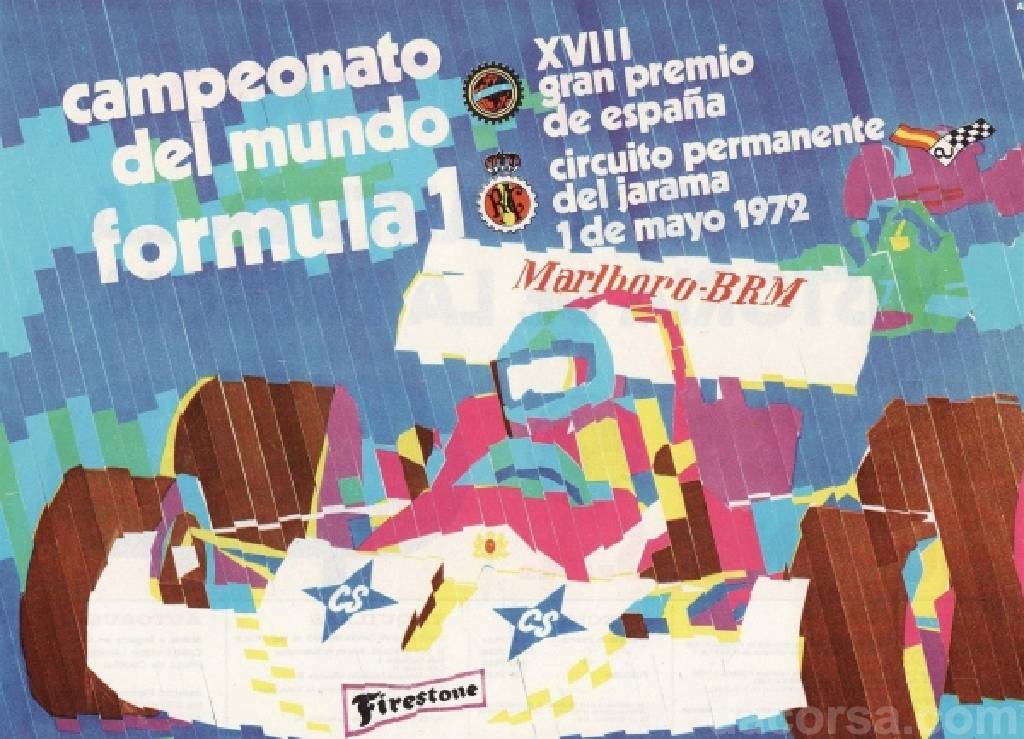 Poster of Gran Premio de Espana XVIII 1972, FIA Formula One World Championship round 03, Spain, 1 May 1972