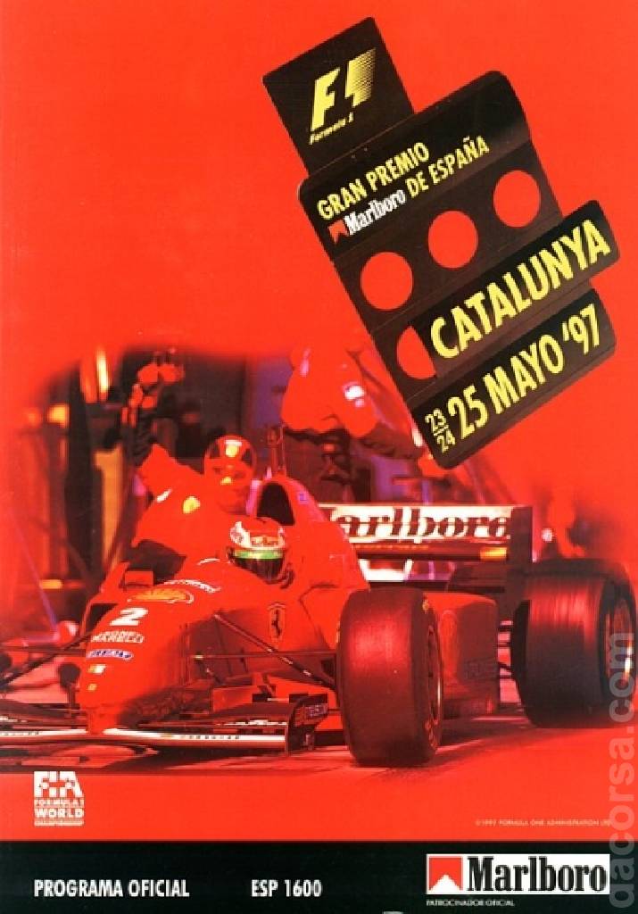 Poster of Gran Premio Marlboro de Espana 1997, FIA Formula One World Championship round 06, Spain, 23 - 25 May 1997