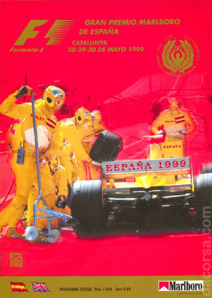 Poster of Gran Premio Marlboro de Espana 1999, FIA Formula One World Championship round 05, Spain, 28 - 30 May 1999