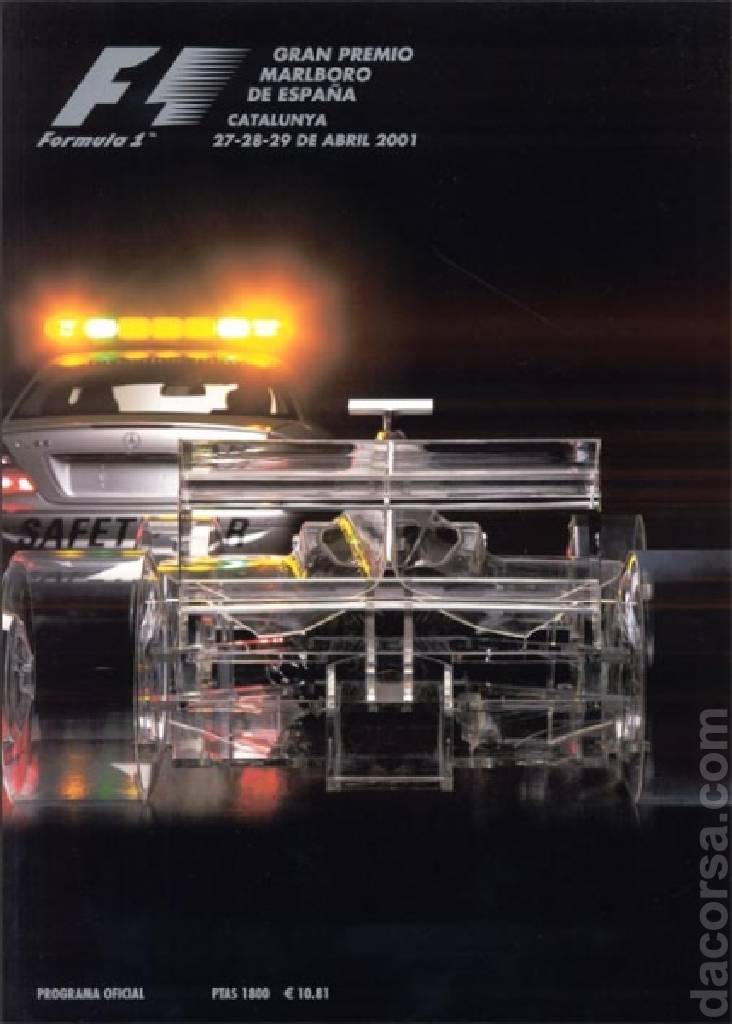 Image representing Gran Premio Marlboro de Espana 2001, FIA Formula One World Championship round 05, Spain, 27 - 29 April 2001