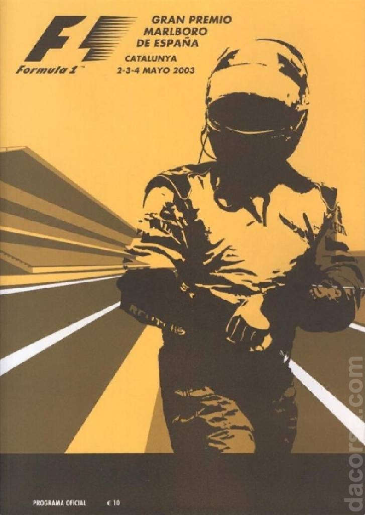 Poster of Gran Premio Marlboro de Espana 2003, FIA Formula One World Championship round 05, Spain, 2 - 4 May 2003