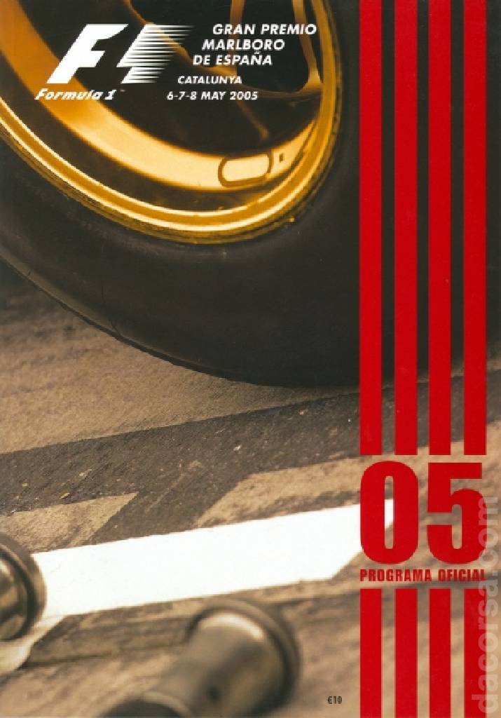 Poster of Gran Premio Marlboro de Espana 2005, FIA Formula One World Championship round 05, Spain, 6 - 8 May 2005