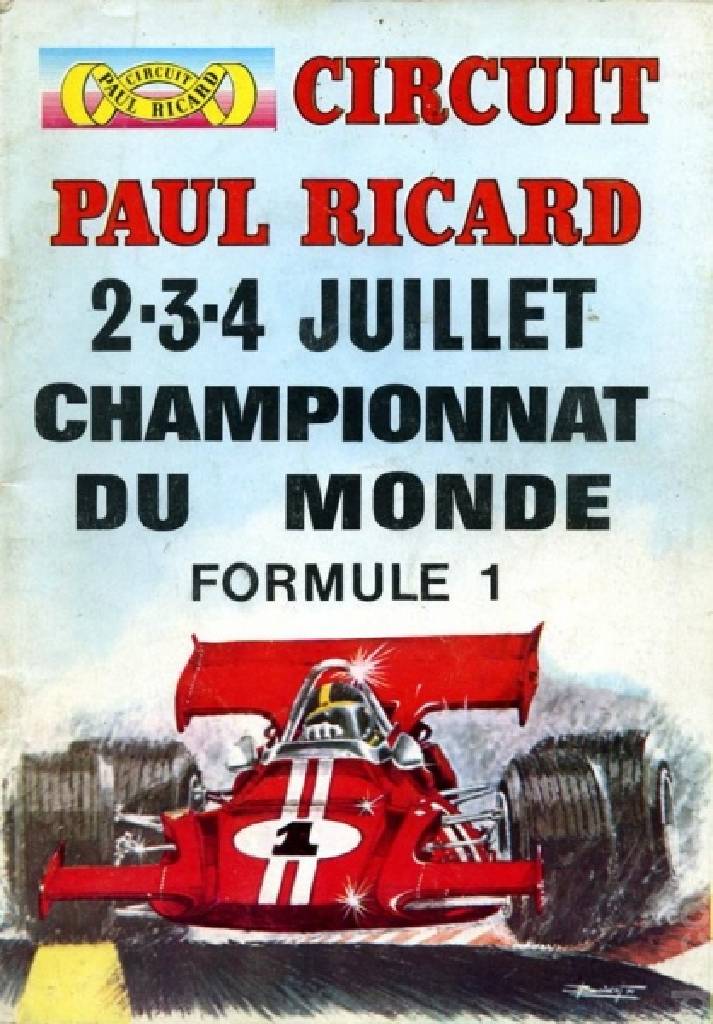 Poster of Grand Prix de France 1971, FIA Formula One World Championship round 05, France, 2 - 4 July 1971