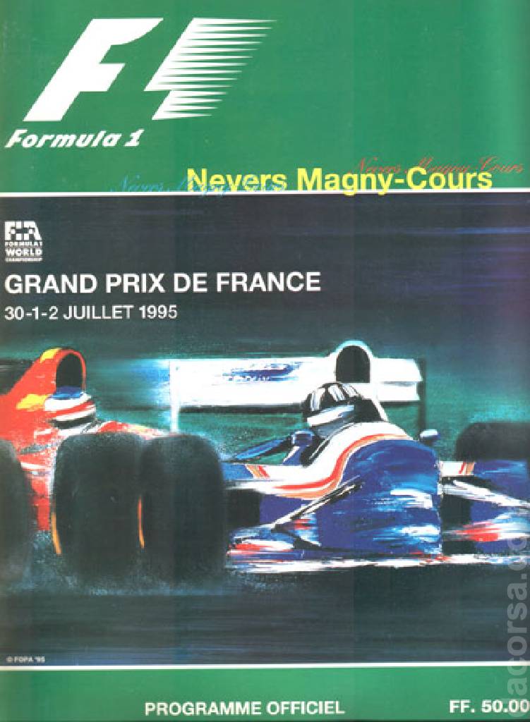 Poster of Grand Prix de France 1995, FIA Formula One World Championship round 07, France, 30 June - 2 July 1995