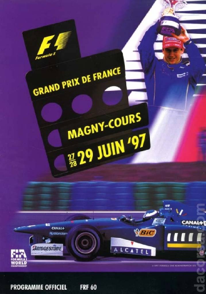 Poster of Grand Prix de France 1997, FIA Formula One World Championship round 08, France, 27 - 29 June 1997