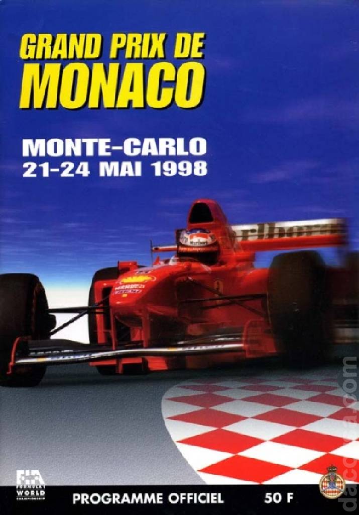 Image representing Grand Prix de Monaco 1998, FIA Formula One World Championship round 06, Monaco, 21 - 24 May 1998