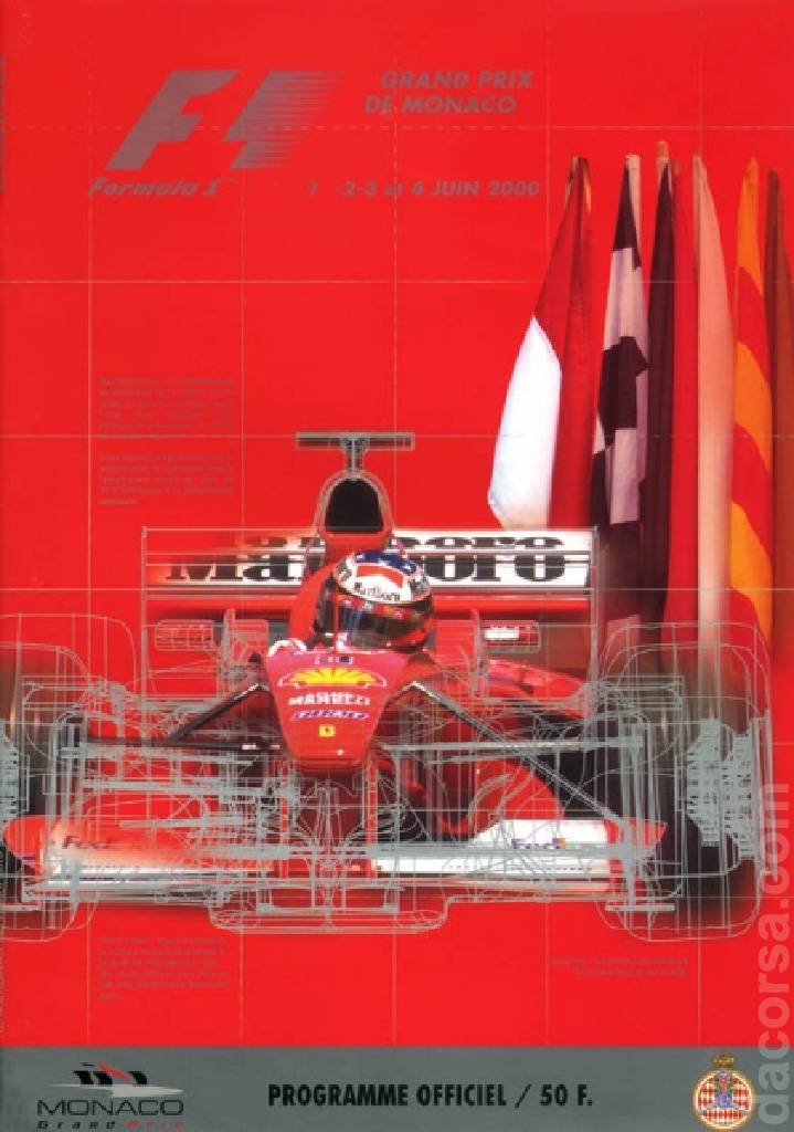 Poster of Grand Prix de Monaco 2000, FIA Formula One World Championship round 07, Monaco, 1 - 4 June 2000