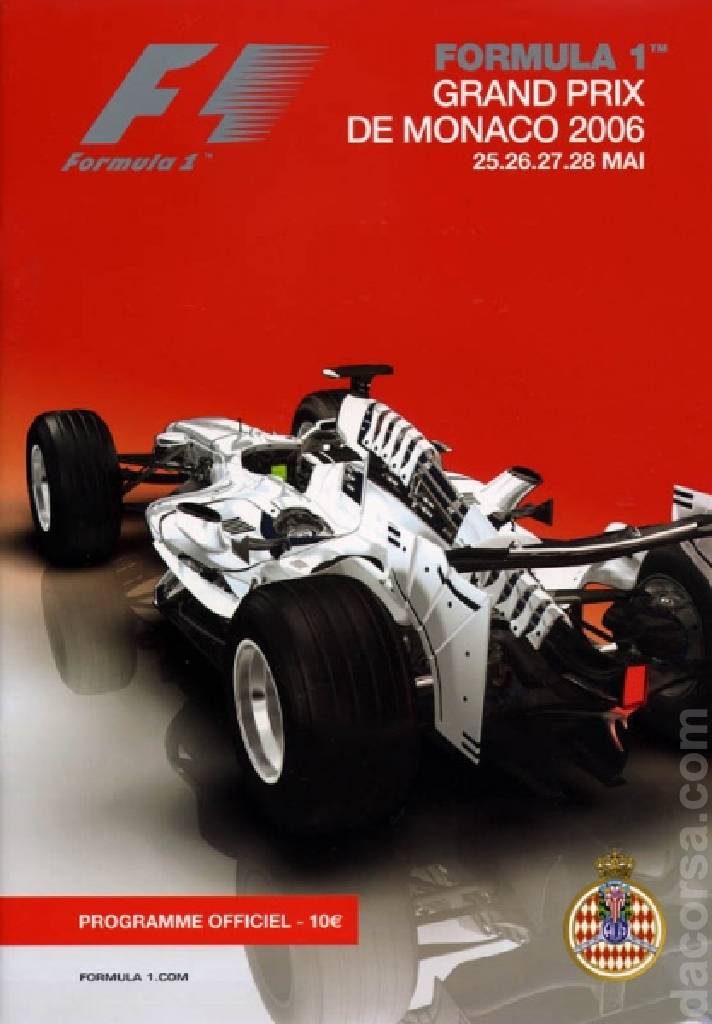 Poster of Grand Prix de Monaco 2006, FIA Formula One World Championship round 07, Monaco, 25 - 28 May 2006