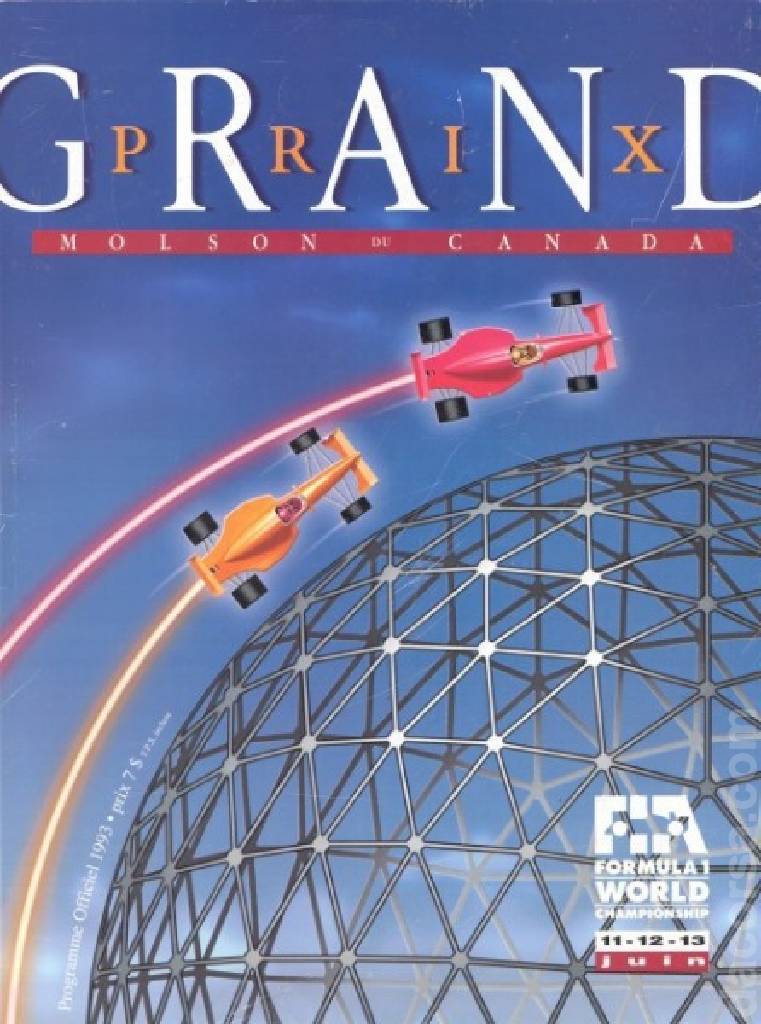 Image representing Grand Prix Molson du Canada 1993, FIA Formula One World Championship round 07, Canada, 11 - 13 June 1993
