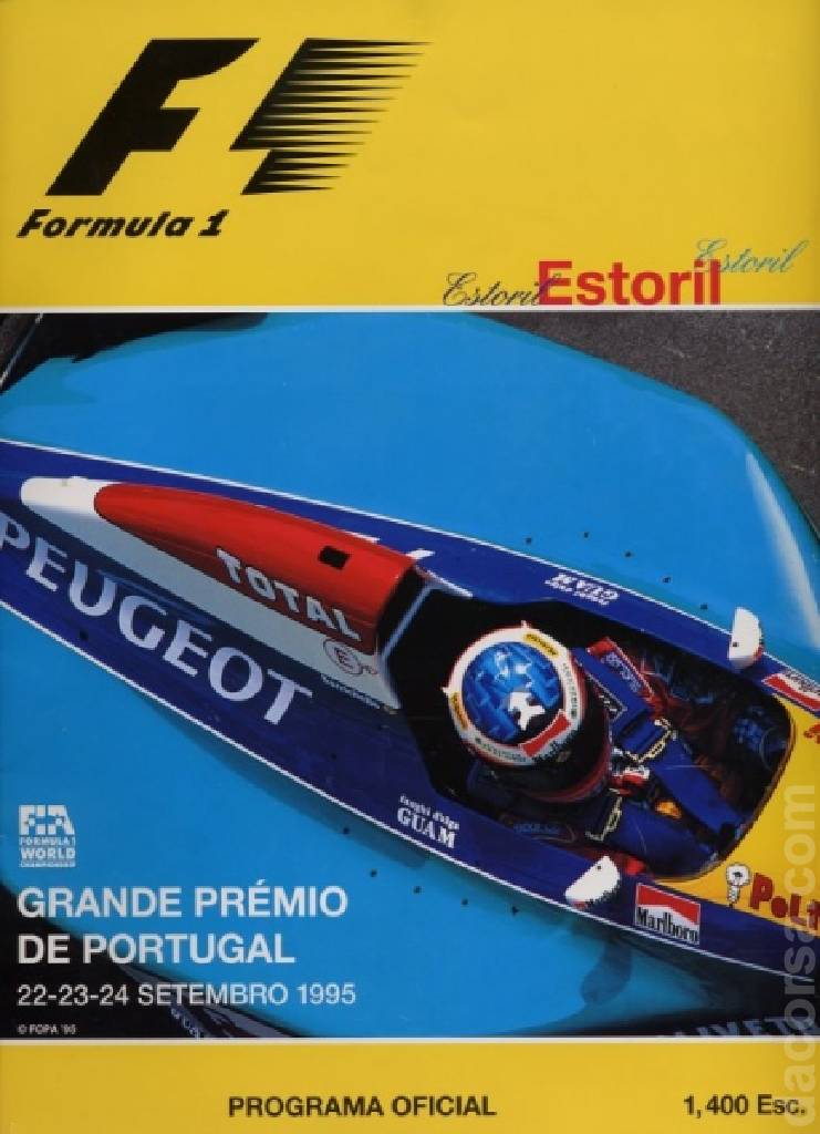 Poster of Grande Premio de Portugal 1995, FIA Formula One World Championship round 13, Portugal, 22 - 24 September 1995