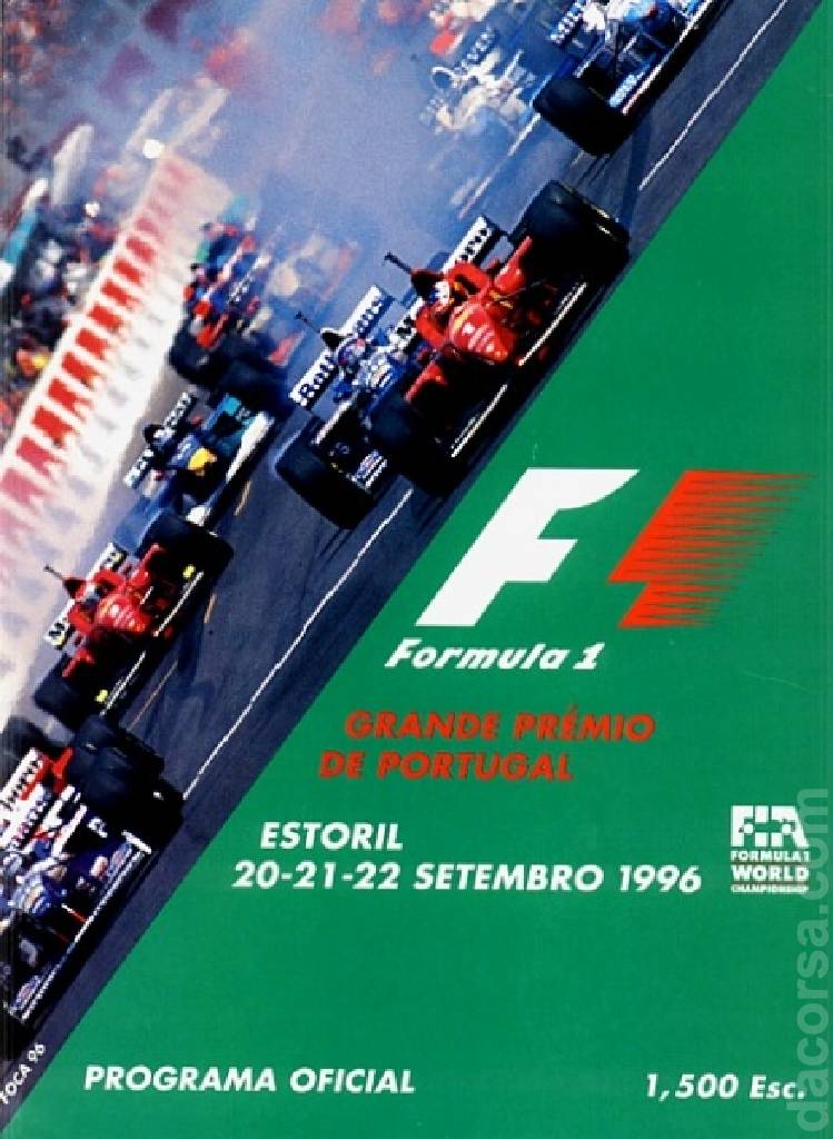 Image representing Grande Premio de Portugal 1996, FIA Formula One World Championship round 15, Portugal, 20 - 22 September 1996