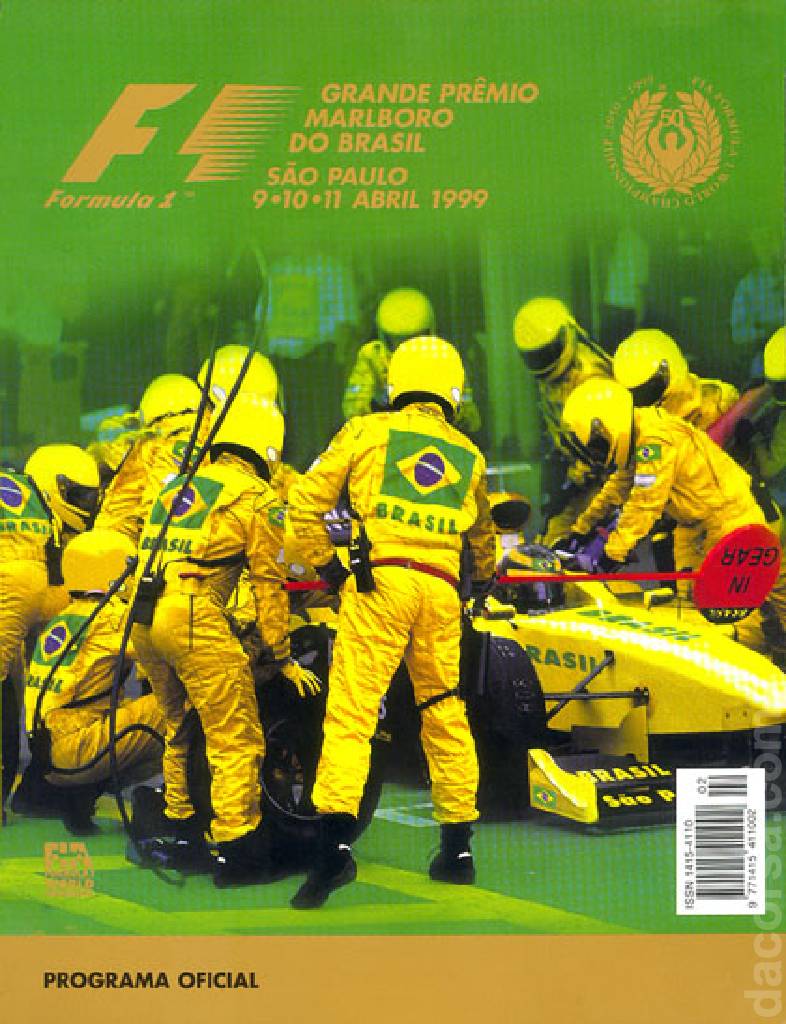 Poster of Grande Premio Marlboro do Brasil 1999, FIA Formula One World Championship round 02, Brazil, 9 - 11 April 1999