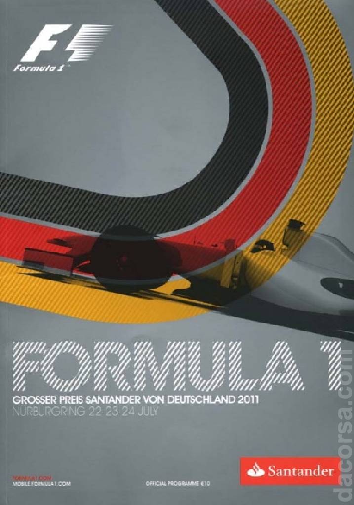 Image representing Grosser Preis Santander von Deutschland 2011, FIA Formula One World Championship round 10, Germany, 22 - 24 July 2011