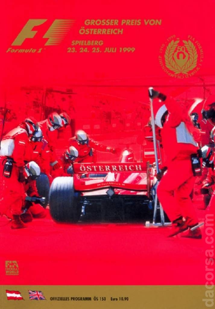 Image representing Grosser Preis von Osterreich 1999, FIA Formula One World Championship round 09, Austria, 23 - 25 July 1999