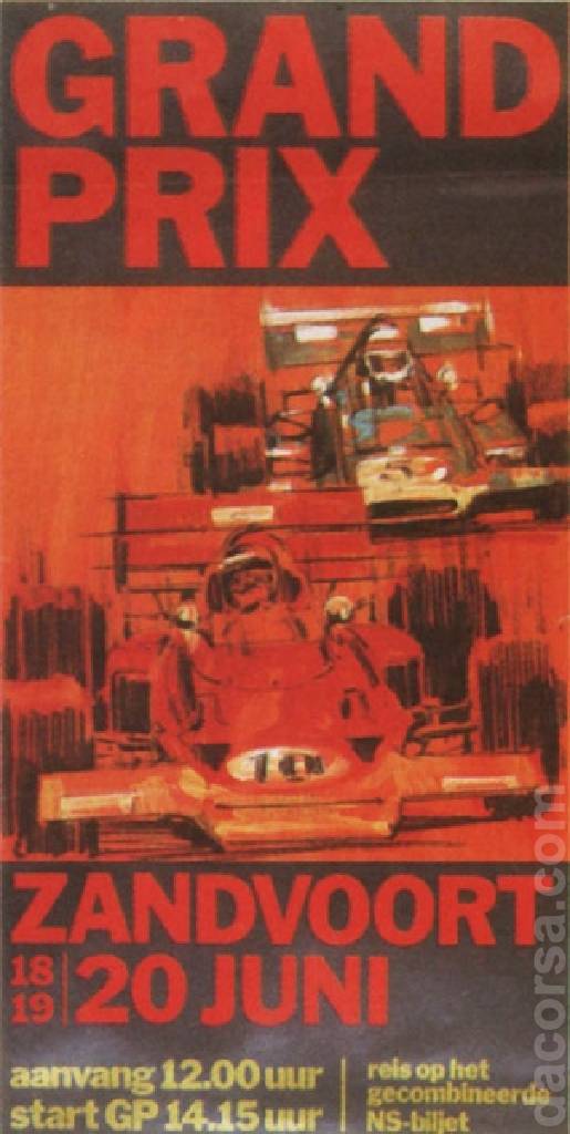 Poster of Grote Prijs van Nederland 1971, FIA Formula One World Championship round 04, Netherlands, 18 - 20 June 1971