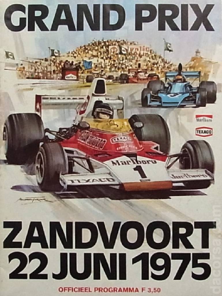 Poster of Grote Prijs van Nederland 1975, FIA Formula One World Championship round 08, Netherlands, 22 June 1975