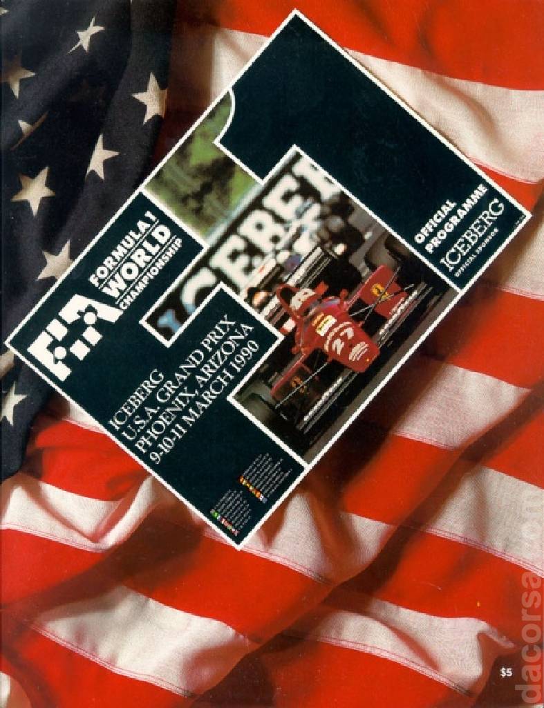 Poster of Iceberg United States Grand Prix 1990, FIA Formula One World Championship round 01, United States, 9 - 11 March 1990