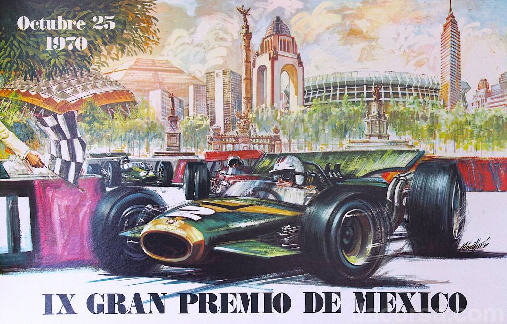 Image representing IX. Gran Premio de Mexico 1970, FIA Formula One World Championship round 13, Mexico, 25 October 1970