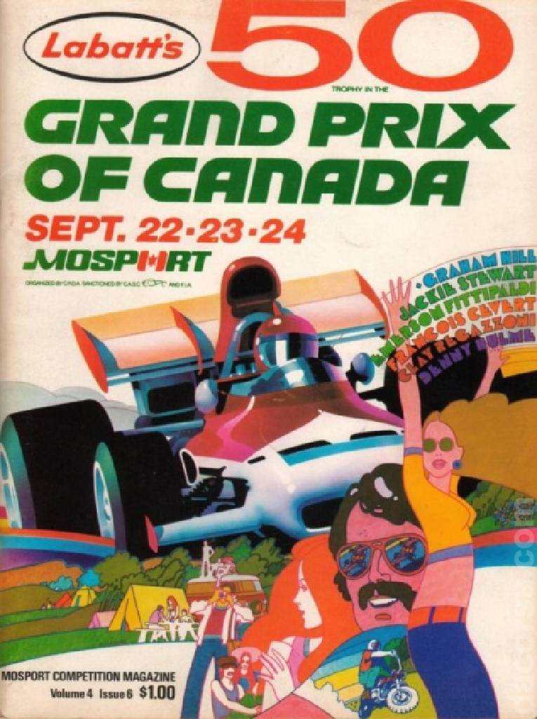 Poster of Labatt's Grand Prix of Canada 1972, FIA Formula One World Championship round 11, Canada, 22 - 24 September 1972