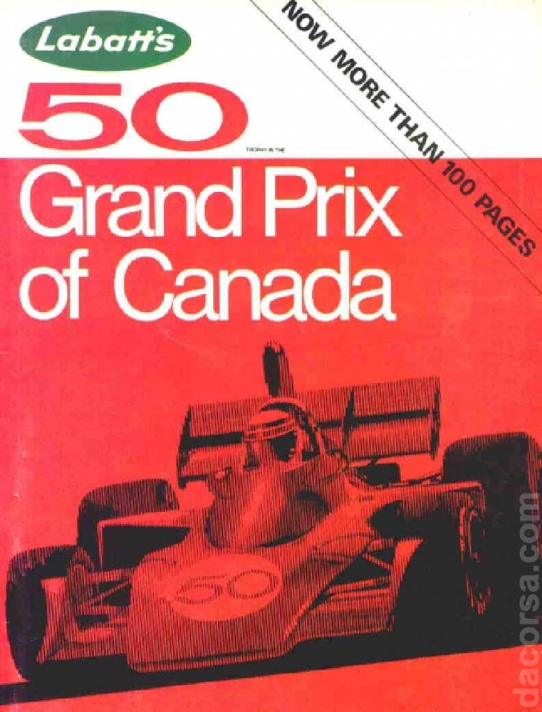 Poster of Labatt's Grand Prix of Canada 1974, FIA Formula One World Championship round 14, Canada, 20 - 22 September 1974