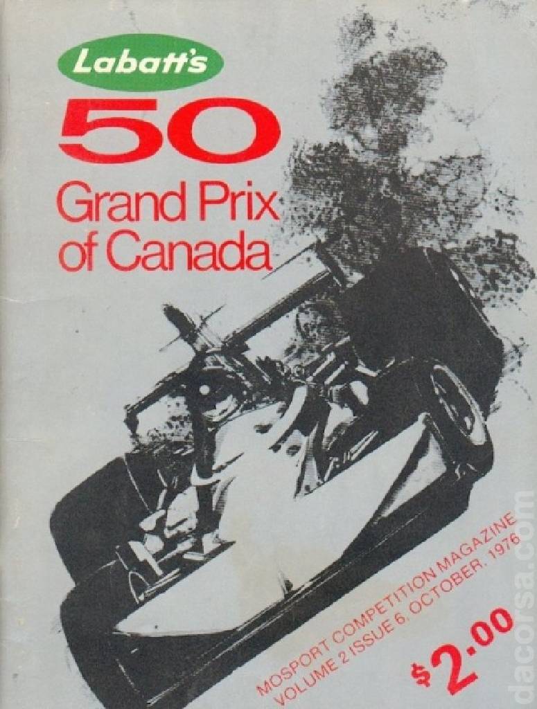 Poster of Labatt's Grand Prix of Canada 1976, FIA Formula One World Championship round 14, Canada, 3 October 1976