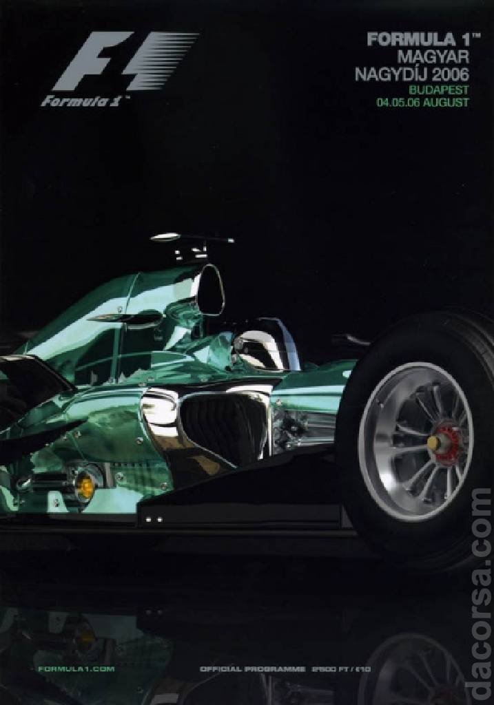 Image representing Magyar Nagydij 2006, FIA Formula One World Championship round 13, Hungary, 4 - 6 August 2006