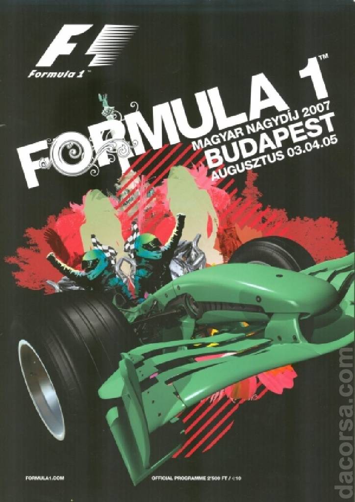 Image representing Magyar Nagydij 2007, FIA Formula One World Championship round 11, Hungary, 3 - 5 August 2007