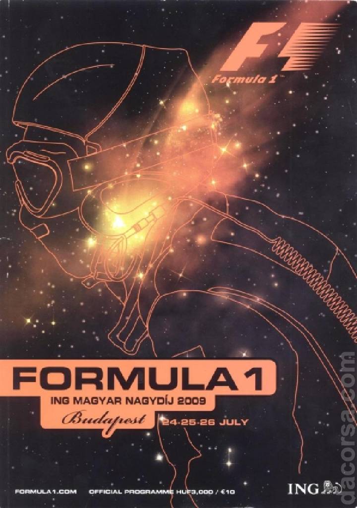 Poster of Magyar Nagydij 2009, FIA Formula One World Championship round 10, Hungary, 24 - 26 July 2009