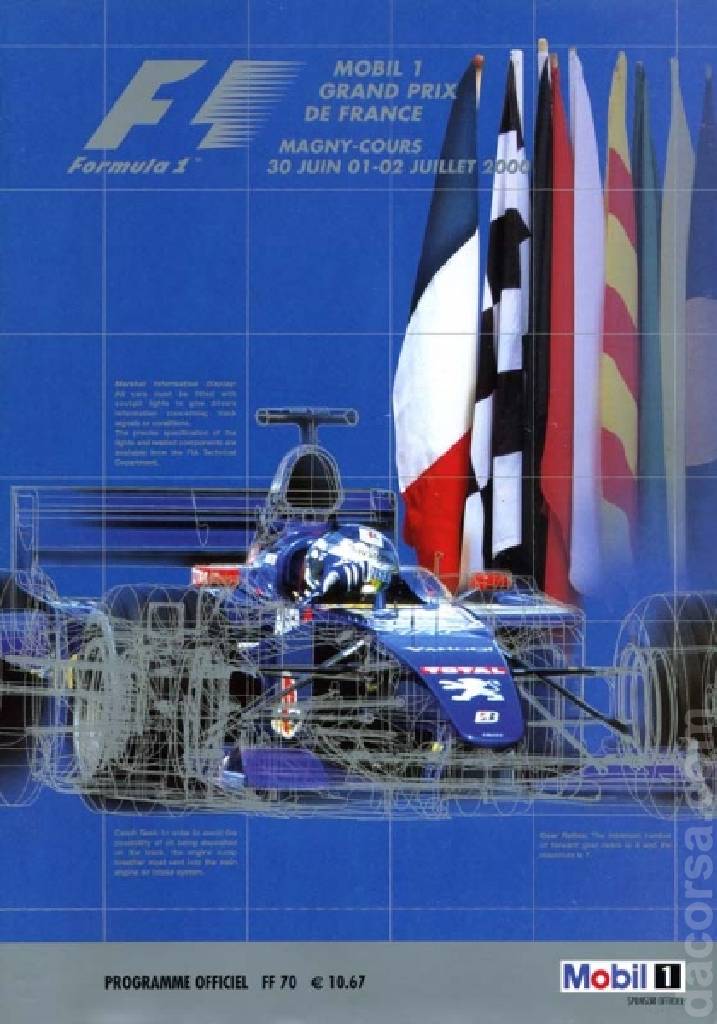 Image representing Mobil 1 Grand Prix de France 2000, FIA Formula One World Championship round 09, France, 30 June - 2 July 2000