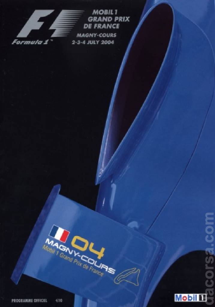 Image representing Mobil 1 Grand Prix de France 2004, FIA Formula One World Championship round 10, France, 2 - 4 July 2004