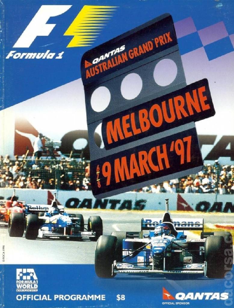 Image representing Qantas Australian Grand Prix 1997, FIA Formula One World Championship round 01, Australia, 7 - 9 March 1997