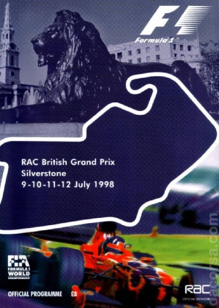 Image representing RAC British Grand Prix 1998, FIA Formula One World Championship round 09, United Kingdom, 10 - 12 July 1998