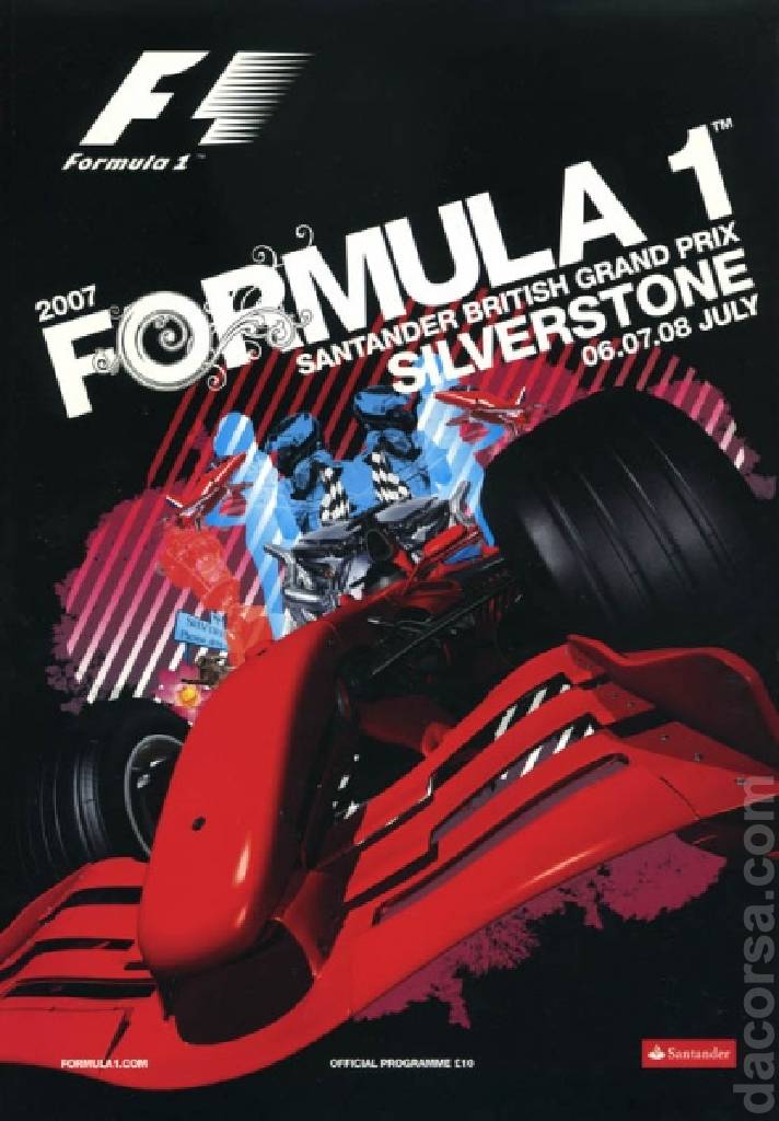Image representing Santander British Grand Prix 2007, FIA Formula One World Championship round 09, United Kingdom, 6 - 8 July 2007