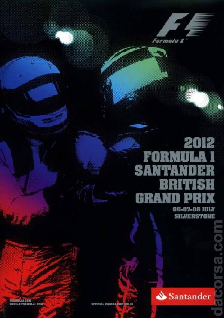 Image representing Santander British Grand Prix 2012, FIA Formula One World Championship round 09, United Kingdom, 6 - 8 July 2012