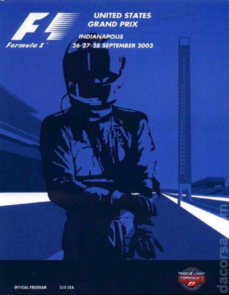 Image representing SAP United States Grand Prix 2003, FIA Formula One World Championship round 15, United States, 26 - 28 September 2003