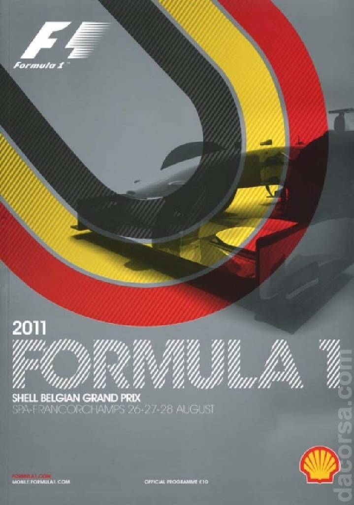 Image representing Shell Belgian Grand Prix 2011, FIA Formula One World Championship round 12, Belgium, 26 - 28 August 2011
