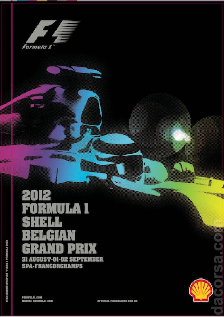 Image representing Shell Belgian Grand Prix 2012, FIA Formula One World Championship round 12, Belgium, 31 August - 2 September 2012