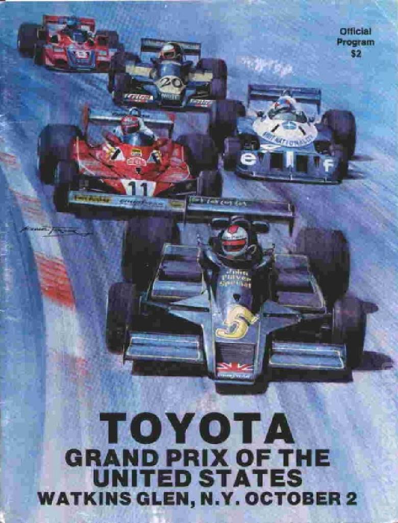 Poster of Toyota Grand Prix of the United States 1977, FIA Formula One World Championship round 15, United States, 2 October 1977