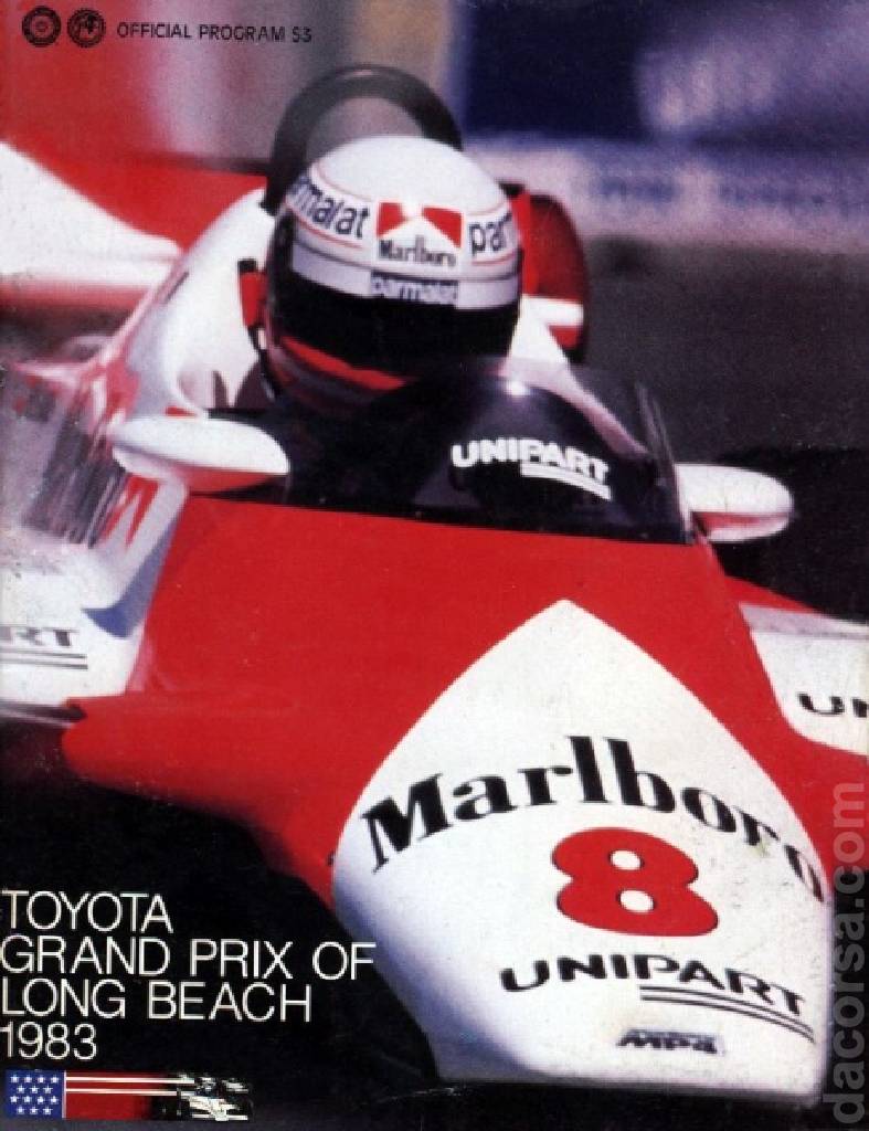 Poster of Toyota Grand Prix of the United States West 1983, FIA Formula One World Championship round 02, United States, 27 March 1983