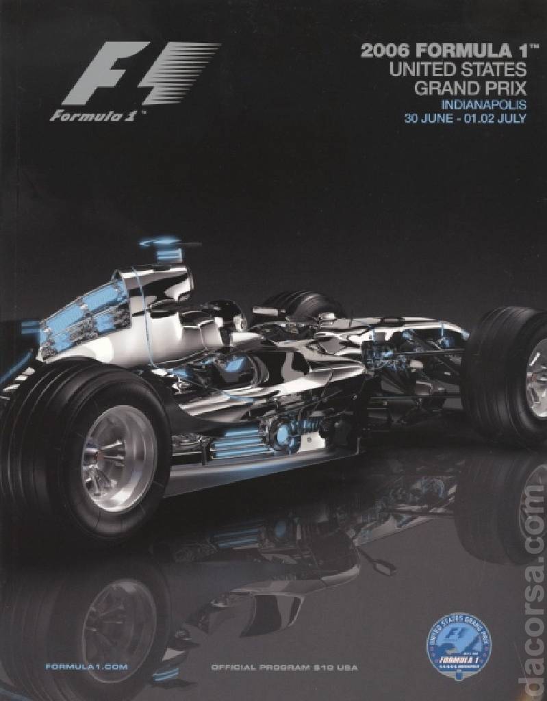 Image representing United States Grand Prix 2006, FIA Formula One World Championship round 10, United States, 30 June - 2 July 2006