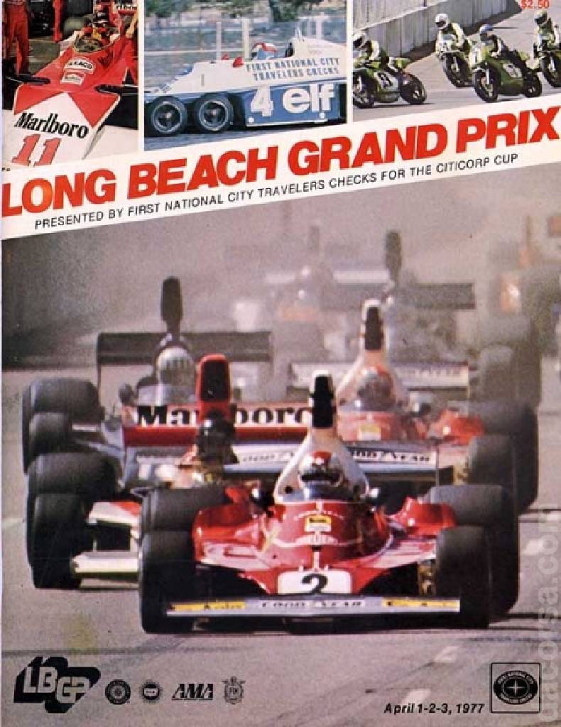 Poster of United States Grand Prix West 1977, FIA Formula One World Championship round 04, United States, 1 - 3 April 1977