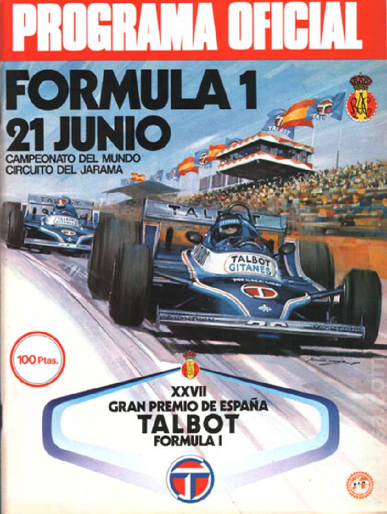 Image representing XXVII. Gran Premio de Espana Talbot 1981, FIA Formula One World Championship round 07, Spain, 21 June 1981